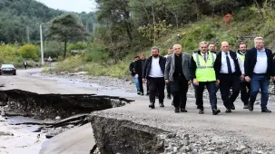 Geyve'de rekor yağışın ardından temizlik çalışmaları hızlandı