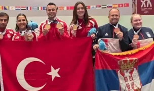Jandarma sporcularından Akdeniz Oyunları’nda altın madalya