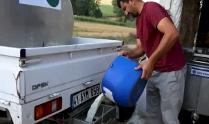 Kocaeli’de üreticiye süt soğutma tankı desteği