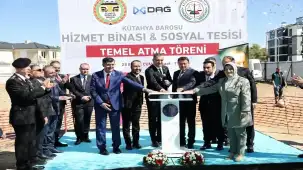 Kütahya protokolü yeni baro binası temelini attı