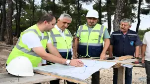 Manisa Büyükşehir Belediyesi Gördes içme suyunu yeniliyor
