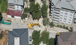 Manisa Soma'ya bin 200 metrelik yağmursuyu hattı