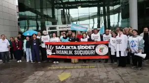 Mudanya'da sağlık çalışanına şiddete ortak tepki
