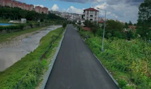 Ordu’da Eskipazar Yolu sıcak asfaltla yenilendi