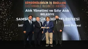 Samsun Büyükşehir'in sıfır atık projesine ulusal ödül