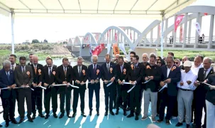 Tarihi Gediz Köprüsü yeniden hizmette