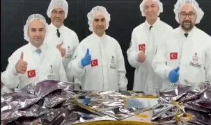 Uzay aracı çevresel testler için TUSAŞ'ta