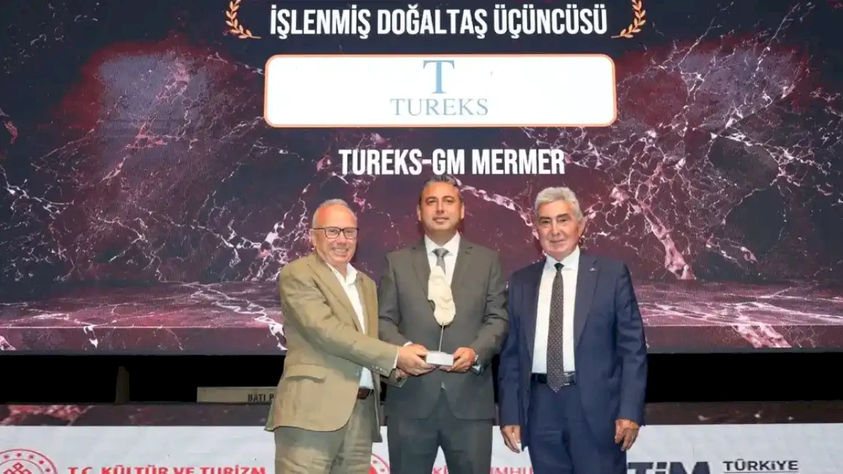 Tureks, doğal taş ihracatında dört ödülü birden kazandı