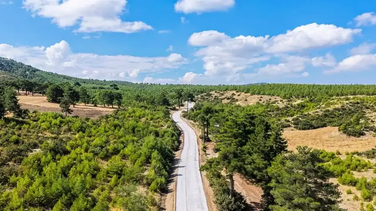 Denizli'de honaz ve Bozkurt'u buluşturan yol
