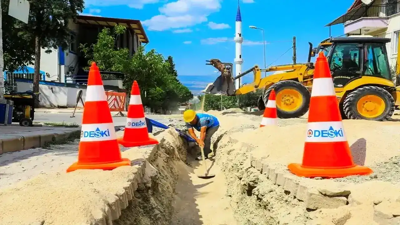 Honaz'da asbestli içme suyu hatları yenileniyor