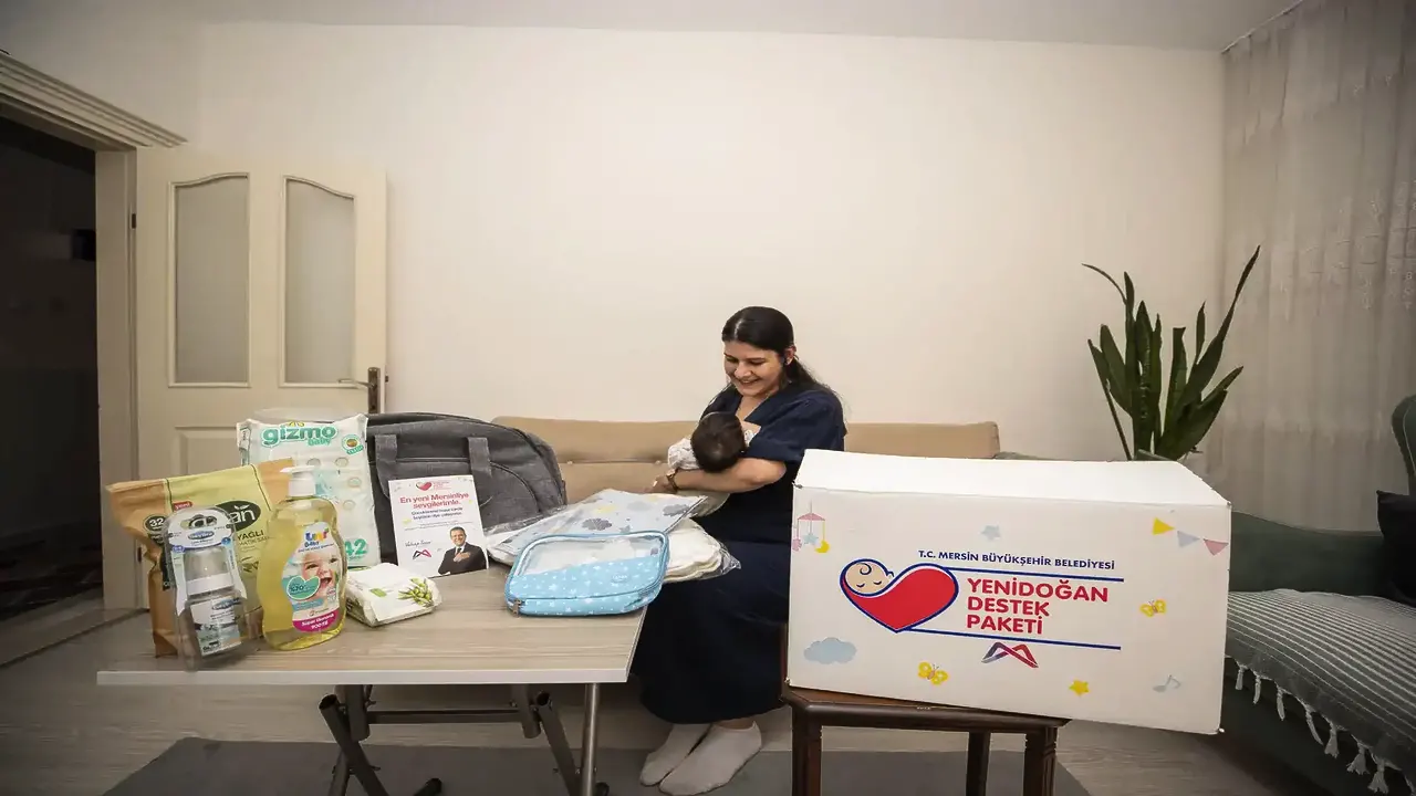 Mersin’de Hoş Geldin Bebek projesiyle ailelere destek