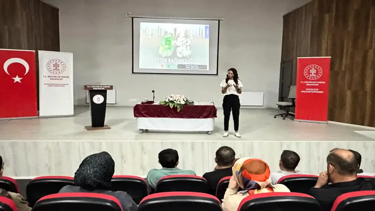 Sason'da gençlik ve spor personeline bağımlılıkla mücadele eğitimi