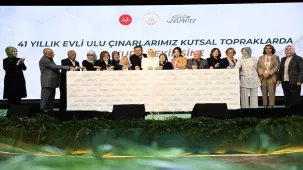 Gaziantep’te 41 yıllık evli çiftler için umre kura çekimi