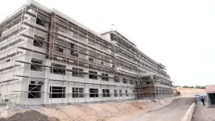 Gaziantep'te yapımı süren Yaş Bakım ve Rehabilitasyon Merkezi’ne ziyaret