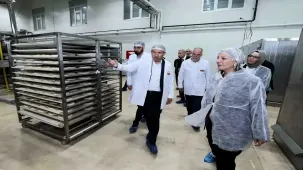 Karatay'ın dev ekmek tesisine üst düzey inceleme